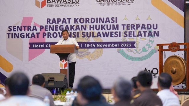 Pj Gubernur Sulsel, Bahtiar Baharuddin.