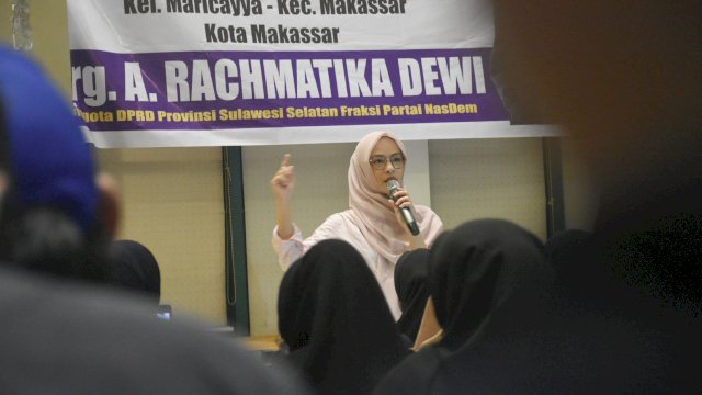 Ketua Komisi D DPRD Sulsel, Andi Rachmatika Dewi melaksanakan Monitoring APBD Sulsel, di Kelurahan Maricayya, Kecamatan Makassar, Sabtu (23/12/2023).