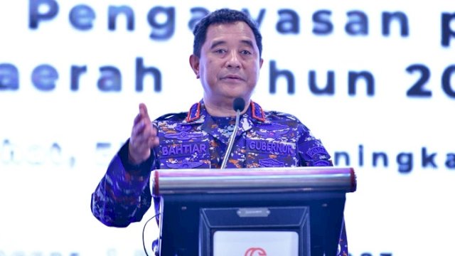 Pj Gubernur Sulsel, Bahtiar Baharuddin.