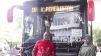 Bus Sekolah Listrik Dilaunching di Makassar, Bisa Angkut 29 Siswa