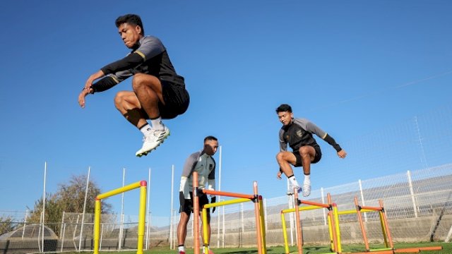 Para pemain Timnas Indonesia menjalani pemusatan latihan di Antalya, Turki. (pssi)