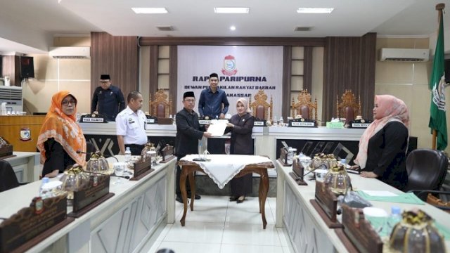 Akhir Tahun, DPRD Kota Makassar Sahkan 4 Ranperda Sekaligus