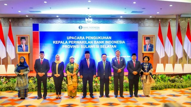 Hadiri Pengukuhan Kepala Perwakilan BI Sulsel, Ini Harapan Ketua DPRD Sulsel
