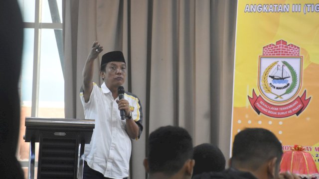 Anggota DPRD Makassar, Wahab Tahir sosialisasi Penyelenggaraan Pendidikan, di Hotel Royal Bay, Jumat (26/1/2024).