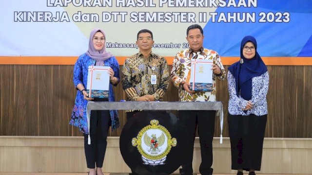 Ketua DPRD Sulsel Hadiri Penyerahan LHP Dengan Tujuan Tertentu Semester II Tahun 2023