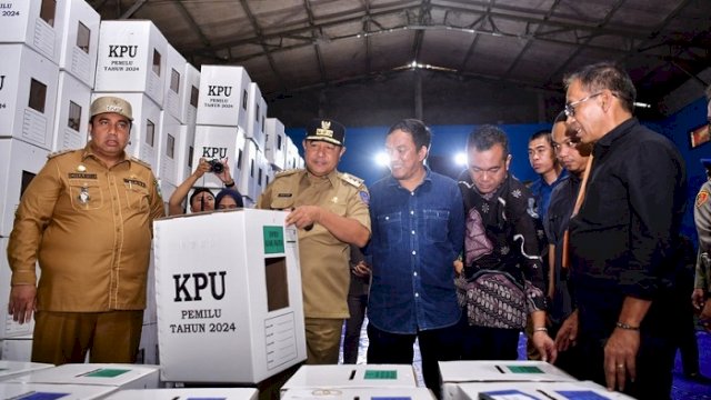 99 Persen Logistik Pemilu di Maros Sudah Siap