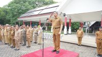 Jadi Pembina Apel Perdana 2024, Ini Pesan Pj Sekda Sulsel