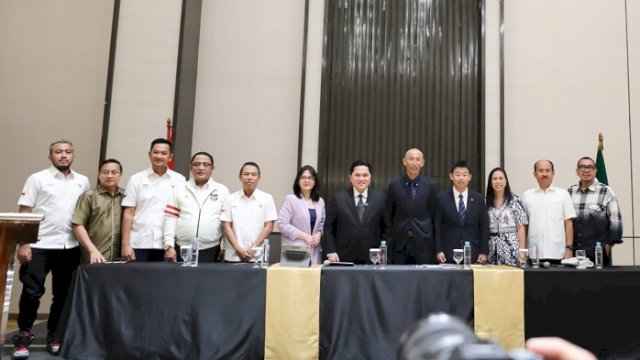 Ketua Umum PSSI Erick Thohir menunjuk pelatih asal Jepang untuk melatih Timnas Sepak Bola Putri Indonesia. (Dok. PSSI)