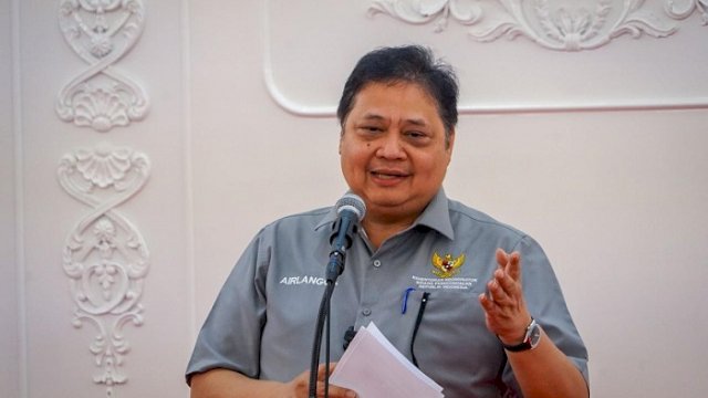 Menko Perekonomian Airlangga Hartarto.