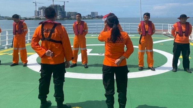 Kru Kapal MV Heng Sang Alami Kecelakaan Kerja, Basarnas Makassar Lakukan Evakuasi Medis