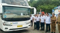 Bus Damri Layani Trayek Bandara Sultan Hasanuddin – Pelabuhan ASDP Bira, Segini Tarifnya