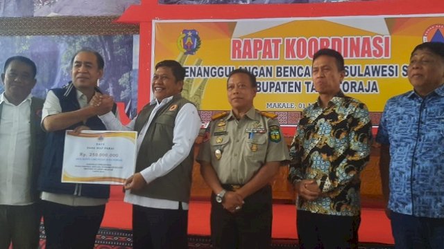 Pemerintah Pusat Kucurkan Bantuan Penanggulangan Bencana untuk Sulsel