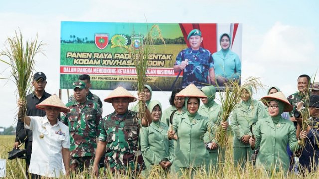 Pangdam Pimpin Panen Raya, Ini Harapannya