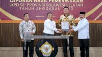 Gowa Raih WTP Ke-12 Kalinya dari BPK Sulsel