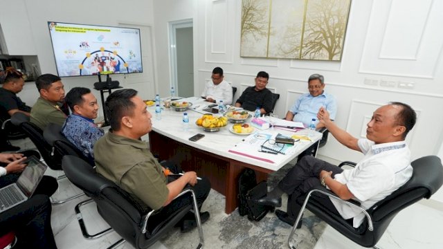 Usai Dilantik, Pj Gubernur Sulsel Prof Zudan Gelar Rapat Terbatas Bersama Kepala OPD