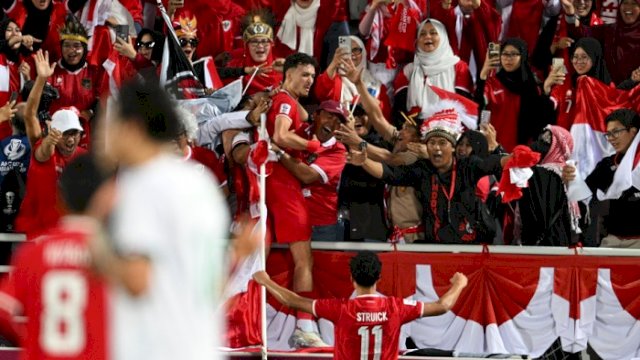 Timnas U-23 Indonesia harus mengakui keunggulan Irak dengan skor 1-2 pada laga perebutan tempat ketiga terbaik Piala Asia U-23 2024 di Abdullah Bin Khalifa Stadium, Jumat (3/5/2024). (PSSI)
