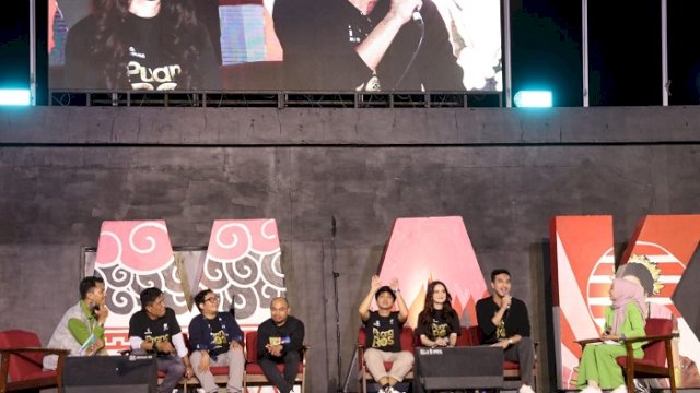 Hari Kedua F8 Makassar, Tayangkan Trailer dan Hadirkan Pemeran Film &lsquo;Puang Bos&rsquo;
