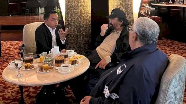 Syaharuddin Alrif Temui Surya Paloh, Bahas Pilkada dan Pilgub Sulsel