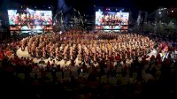 Memukau, Tari Harmoni Nusantara di F8 Makassar 2024 Libatkan Ratusan Siswa SMP
