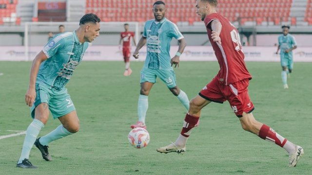 PSM Makassar menang atas PSBS Biak pada pekan kedua BRI Liga 1 2024/25 di Stadion Kapten I Wayan Dipta, Gianyar, Jumat (16/8). (@PSM_Makassar)