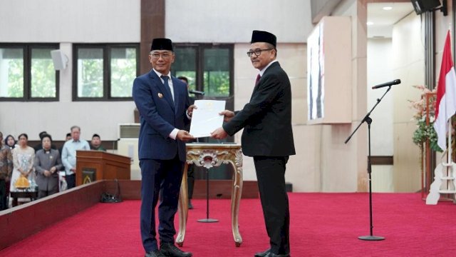 Dilantik Jadi Sekda Sulsel, Jufri Rahman Ajak Semua Pihak Bangun Suasana Kondusif