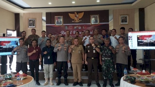 Polres Sinjai Gelar Rakor Kesiapan Pengamanan Pilkada Serentak 2024
