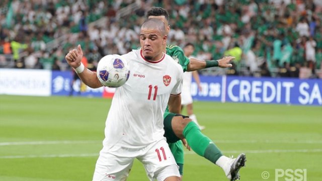 Timnas Indonesia berhasil menahan imbang Arab Saudi dengan skor 1-1 pada laga Grup C Babak ketiga Kualifikasi Piala Dunia 2026 Zona Asia Stadion King Abdullah Sports City, Jeddah, Jumat (6/9) WIB. (PSSI)