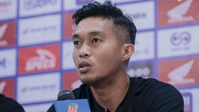 Pemain gelandang PSM, Akbar Tanjung. (@PSM_Makassar)