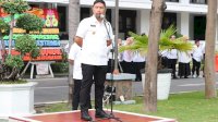 Hari Pertama Bertugas, Pjs Walikota Makassar Andi Arwin Azis Pimpin Apel Pagi