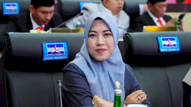 Ketua Fraksi DPRD Sulsel Partai Demokrat, Fatma Wahyuddin.