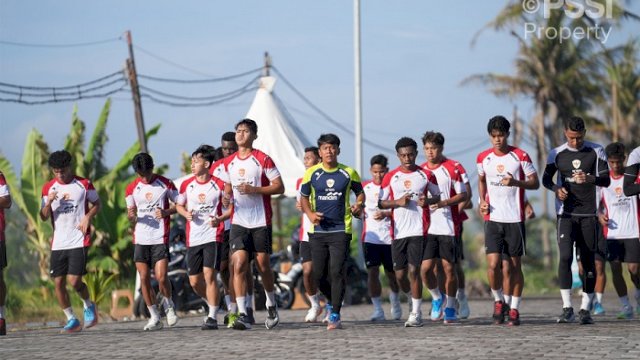 Pemain Timnas Indonesia U-20 menjalani pemusatan latihan di Bali, termasuk dua pemain dari PSM Makassar. (PSSI)