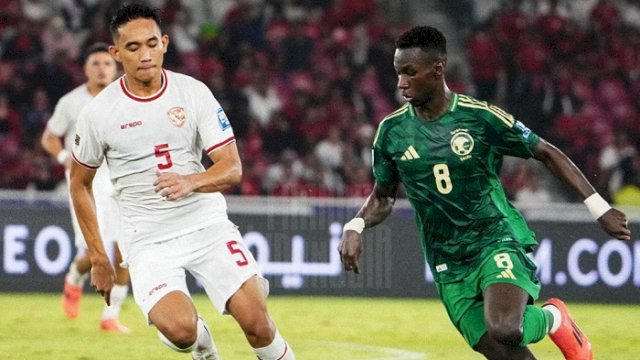 Timnas Indonesia berhasil menaklukkan Timnas Arab Saudi dengan skor 2-0 pada laga Grup C putaran ketiga kualifikasi Piala Dunia 2026 zona Asia, di Stadion Utama Gelora Bung Karno (SUGBK), Selasa malam (19/11/2024). (Foto: X/@TimnasIndonesia)