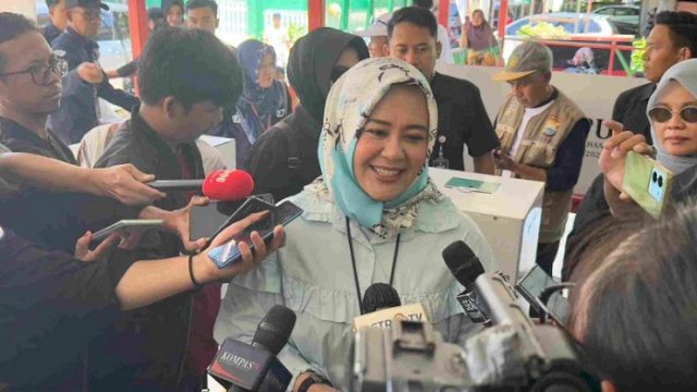 Calon Wakil Gubernur Sulsel Fatmawati Rusdi.