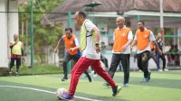 Pj Gubernur Sulsel dan Pengurus Korpri Sulbar Bermain Mini Soccer Bersama