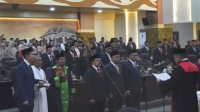 Pelantikan Empat Pimpinan DPRD Makassar, Ketua Dijabat Supratman
