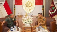 Pj Gubernur Sulsel Bertemu Pangdam Hasanuddin, Bahas Kerjasama Swasembada Pangan