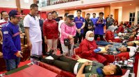 Pj Gubernur Launching Bulan K3 Nasional Tingkat Sulsel, Diawali Jalan Sehat hingga Donor Darah