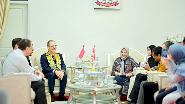 Wagub Sulsel Terima Kunjungan Kehormatan Dubes Swiss, Bahas Kerja Sama Multisektor