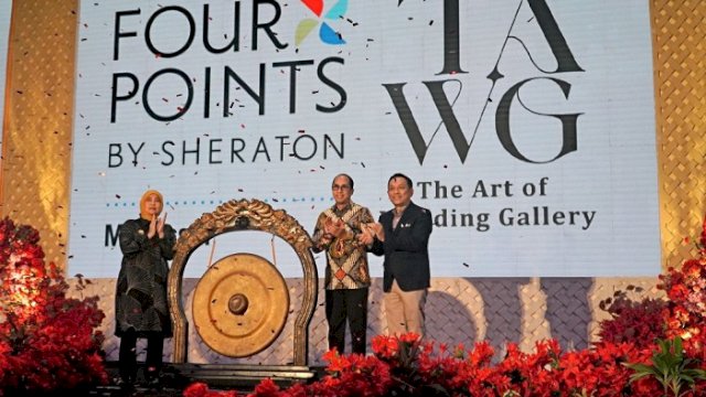 Wakil Walikota Makassar, Aliyah Mustika Ilham, membuka secara resmi Wedding Expo 2025 yang digelar di Four Points by Sheraton Makassar, Jumat (18/7/2025).