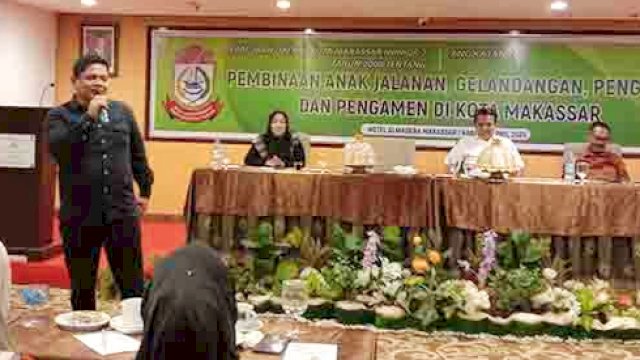 Fasruddin Rusli sosialisasi Perda Anak Jalanan