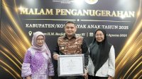 Makassar Raih Penghargaan Kota Layak Anak Kategori Nindya dari Kementerian PPPA