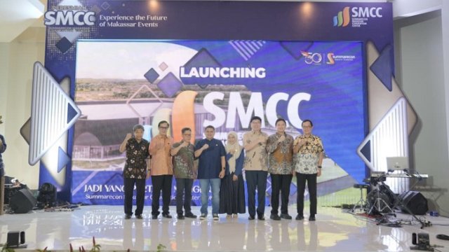 Walikota Makassar Munafri Arifuddin meresmikan Summarecon Makassar Convention Center (SMCC), Jumat (15/8/2025).