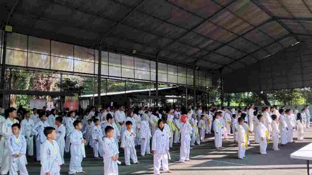 Sekretariat DPRD Kota Makassar Jadi Tuan Rumah Ujian Kenaikan Tingkat Geup Taekwondo Indonesia