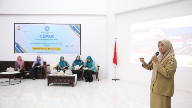Gandeng Dinkes dan DP3A, TP PKK Kota Makassar Sosialisasikan Bahaya Perkawinan Anak