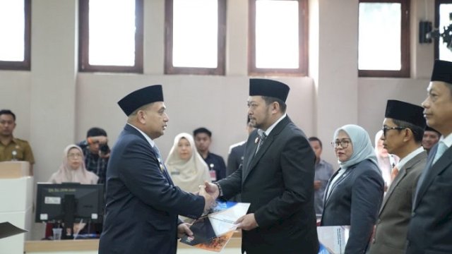 Munafri Lantik 9 Pejabat Baru, Ini Pesannya