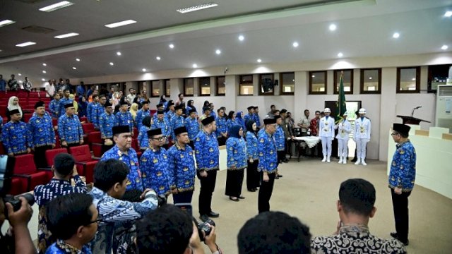 Andi Zulkifly Resmi Dikukuhkan sebagai Ketua Korpri Makassar