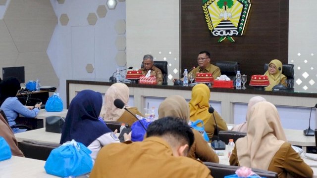 Perkuat Tata Kelola Informasi, Diskominfo-SP Gowa Monitoring dan Evaluasi PPID