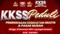 KKSS Gelar Pasar Murah dan Layanan Kesehatan Gratis di Karebosi Hari Ini