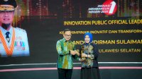 Andi Sudirman Raih Penghargaan Pemimpin Inovatif dan Transformatif, Diterima Wagub Fatmawati