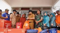 Wabup Gowa Salurkan Bantuan dan Tinjau Dua Lokasi Angin Puting Beliung